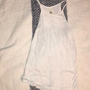 Plain white Billabong tank top